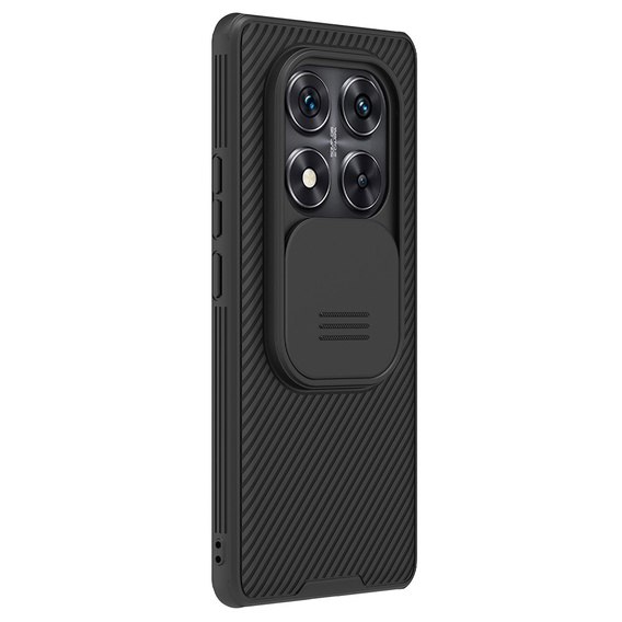 Carcasă blindată Nillkin pentru Xiaomi Redmi Note 14 Pro 5G / Xiaomi Poco X7 5G, CamShield Pro, negru