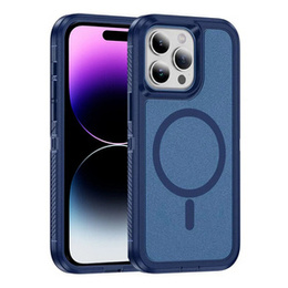 Carcasă cu ramă pentru iPhone 14 Pro, pentru MagSafe, albastru