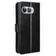 Cu clapetă pentru T Phone 3 5G, Crazy Horse Wallet, negru