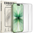 2x sticlă călită ERBORD 9H Hard Glass pe ecran pentru iPhone 17 Pro/17/16 Pro