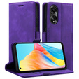 Husă pentru Oppo A78 4G, ERBORD Vintage, portofel cu clapetă, violet
