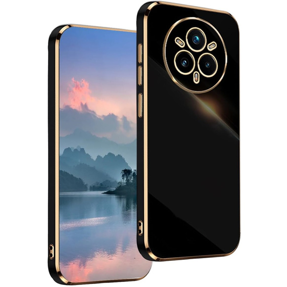 Husă pentru Realme 14 Pro 5G, Glamour CamShield, negru