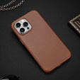 Huse pentru iPhone 14 Pro Max, Dux Ducis Max Naples, maro