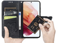 Cu clapetă pentru Realme 12 Pro 5G / 12 Pro+ 5G, Butterfly, negru