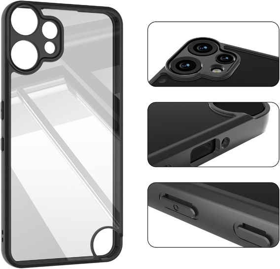 Huse pentru CMF Nothing Phone 2 Pro, Fusion Hybrid, transparentă