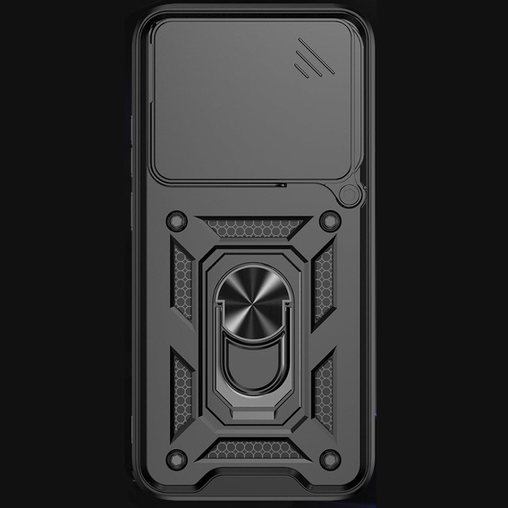 Husă blindată CamShield Slide cu capac pentru cameră și inel pentru Xiaomi Redmi Note 15 Pro 4G