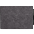 Huse pentru Microsoft Surface Pro 9, Wallet Pen Slot, gri