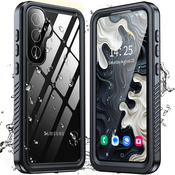 Husă impermeabilă IP68 pentru Samsung Galaxy S25, negru