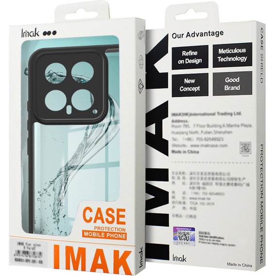 IMAK Case pentru ASUS ROG Phone 8 Pro, UX-9A Series, transparent / negru