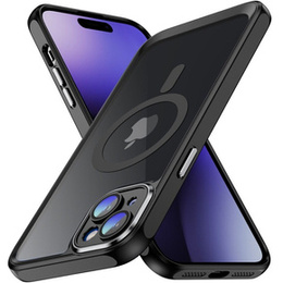 Husă pentru iPhone 15 Plus, ERBORD Impact Guard, MagSafe, negru