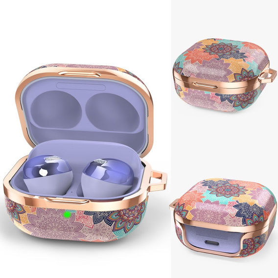 Husă pentru Samsung Galaxy Buds 2 / 2 Pro / Pro / Live, mandala colorată