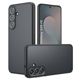 Huse pentru Samsung Galaxy S25 FE, Fusion Hybrid, transparent / negru