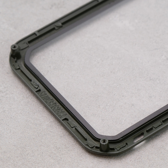 Love Mei Huse pentru iPhone 12, armored with glass, verde