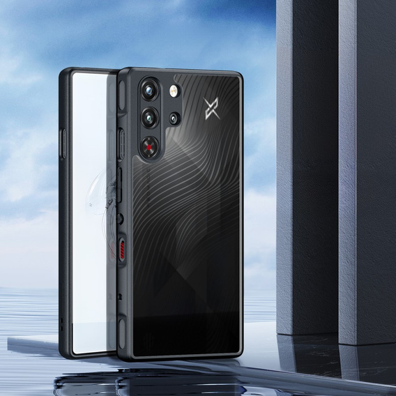 Husa DuxDucis pentru ZTE nubia Red Magic 10 Pro / 10 Pro+ 5G, Aimo case, transparent / negru