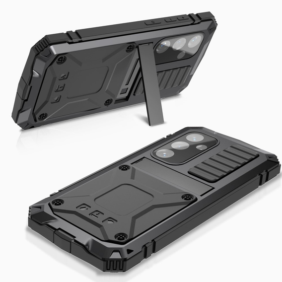 Husă blindată pentru Samsung Galaxy S25, R-JUST, negru