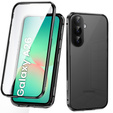 Husa pentru Samsung Galaxy A26, Magnetic Dual Glass, negru