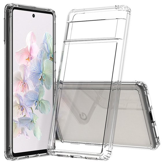 Huse pentru Google Pixel 7, Fusion Hybrid, transparentă