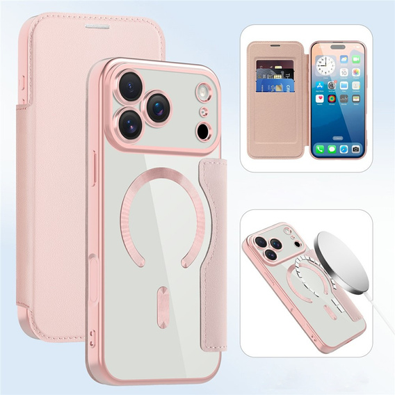 Carcasă Wallet MagSafe RFID flip cu protecție pentru camera foto pentru iPhone 17 Pro Max