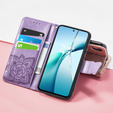 Cu clapetă pentru Samsung Galaxy S25 Edge, Butterfly, violet
