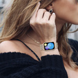 Brățară cu diamante pentru Xiaomi Smart Band 8 Pro, Aur