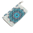 Cu clapetă pentru Xiaomi Redmi Note 12 4G, Wallet mandala, alb