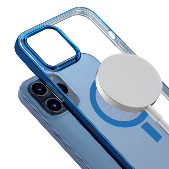 Huse pentru iPhone 13, ERBORD Hybrid MagSafe Case, albastru