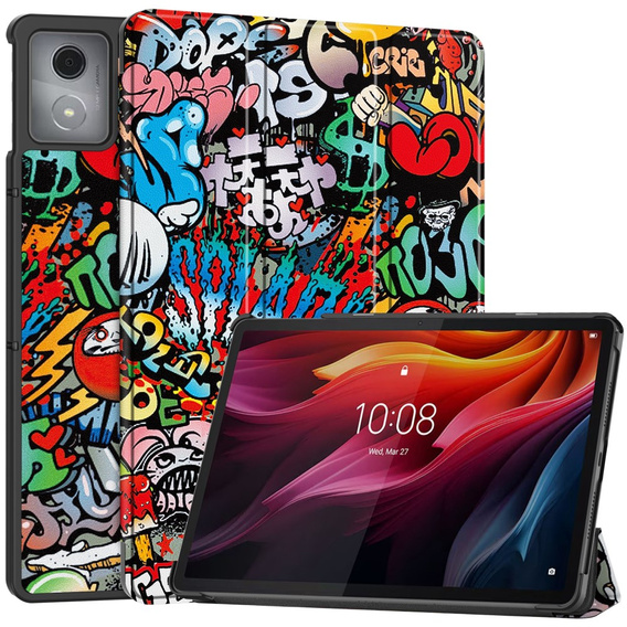 Husă pentru Lenovo Tab K11 Plus, Smartcase, graffiti