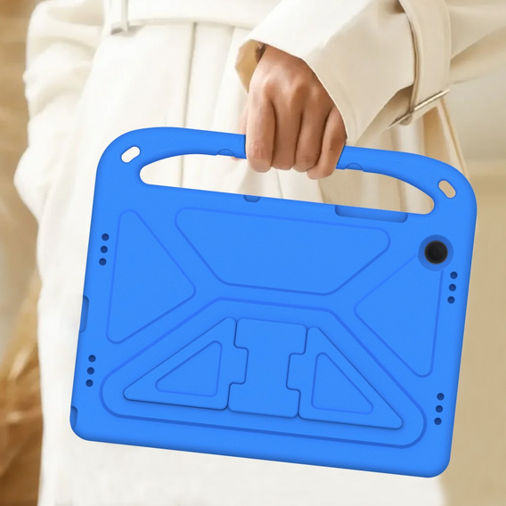 Husa pentru copii pentru Samsung Galaxy Tab A11 Plus / A9 Plus, Husa pentru copii cu mâner, albastru