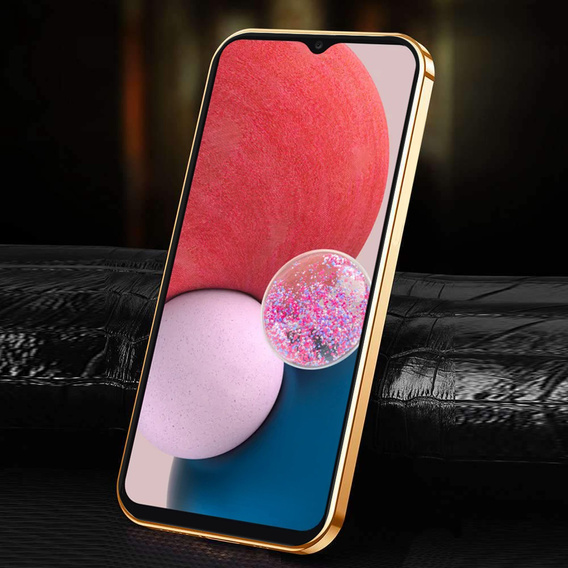 Huse pentru Samsung Galaxy A13 4G, Cowhide Leather, negru