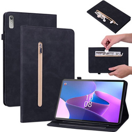 Huse pentru Lenovo Tab P11 Gen 2, Wallet Pen Slot, negru
