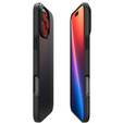 Carcasa Spigen pentru iPhone 16 Pro Max, Thin Fit Mag, negru + sticlă temperată 9H