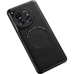 Huse pentru OnePlus 12 5G, Leather Hybrid MagSafe, negru