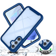 Carcasă pentru Samsung Galaxy A55 5G, Shockproof, cu folie, albastru