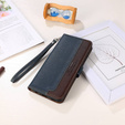 Cu clapetă pentru Xiaomi Redmi 12C, KHAZNEH RFID, albastru / maro