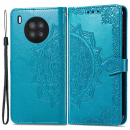 Cu clapetă pentru Huawei nova 8i, Mandala, albastru