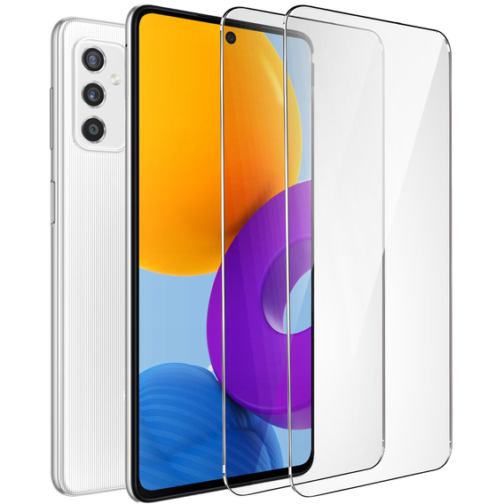 2x sticlă călită pentru Samsung Galaxy M52, ERBORD 9H Hard Glass pe ecran