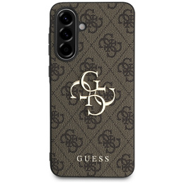GUESS Huse pentru Samsung Galaxy A56 5G, 4G Big Metal Logo, maro
