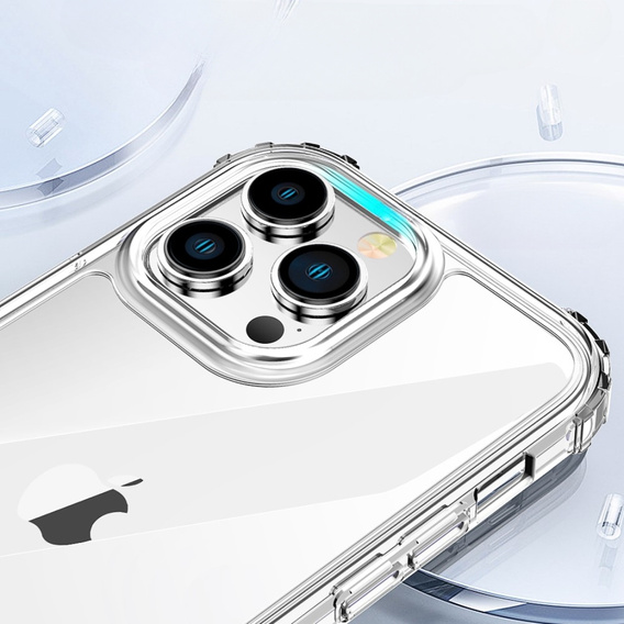 Carcasă pentru iPhone 14 Pro, Shockproof, cu folie, transparentă