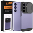 Huse pentru Samsung Galaxy S24, ERBORD CamProtect Slide Camera, violet