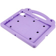 Husă pentru copii pentru Apple iPad Air 11" 6 gen. 2024, Cute Patterns, cu suport, violet