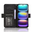 Cu clapetă pentru Infinix Hot 50 4G, Card Slot, negru