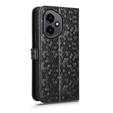 Husa cu clapetă pentru Honor 400 5G, Wallet Rhombus, negru