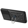Husă blindată pentru Xiaomi Redmi 10, CamShield Slide, negru