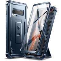 Husă blindată pentru Samsung Galaxy S10, Dexnor Full Body, albastru