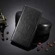 Cu clapetă pentru Honor 400 Lite, Crazy Horse Wallet, negru
