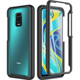 Carcasă pentru Xiaomi Redmi Note 9S / 9 Pro, Shockproof, cu folie, albastru