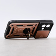 Husă blindată pentru Motorola Moto G84 5G, CamShield Slide, roz rose gold