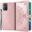Cu clapetă pentru Realme 9i / Oppo A96, Mandala, roz rose gold
