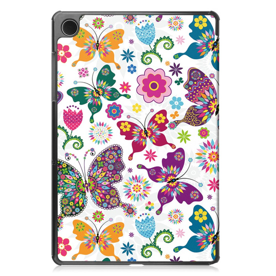 Husă pentru Samsung Galaxy Tab A9, Smartcase, Butterfly