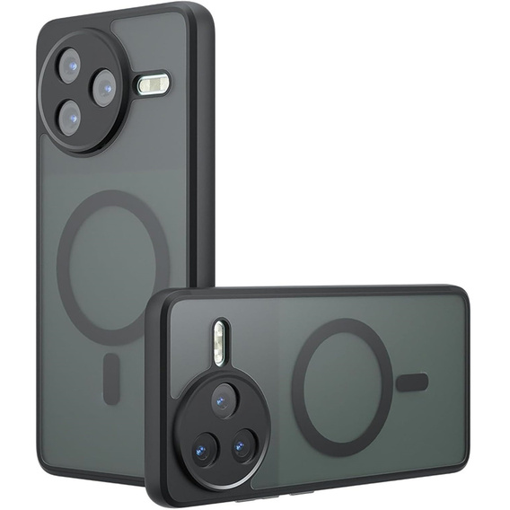 Husă pentru Xiaomi Poco F7 Pro, pentru MagSafe, ERBORD Matt Case, negru